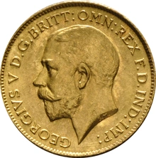 1915 Mezza Sterlina - Giorgio V - Londra
