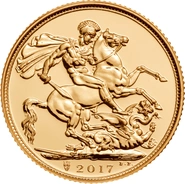 2017 Sterlina d'oro