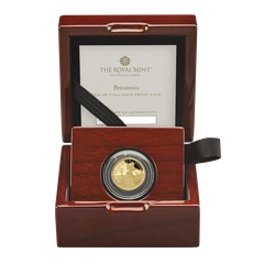 2026 Britannia UK Premium Set di sei monete d'oro Proof (1 oz, 1/2 oz, 1/4 di oz, 1/10 oz, 1/20 oz,