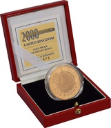 1999 2000 - Proof 5 Pound d'Oro - Millenium