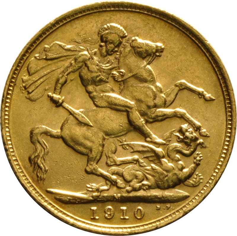 1910 Sterlina - Edoardo VII - M