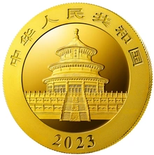 Panda Cinese 3g d'Oro 2023