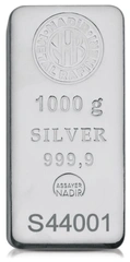 Lingotto d'Argento Nadir 1Kg