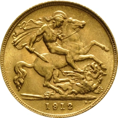 1912 Mezza Sterlina - Giorgio V - Londra
