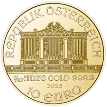 2026 Philarmonic Austriaca d'Oro 1/10oz