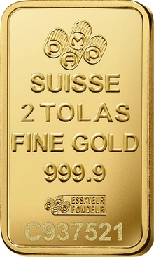 PAMP 2 Tola Lingottino d'Oro