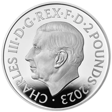 2023 Toro di Clarence - Moneta d'Argento 1oz Proof Confezionata - Serie Tudor Beasts