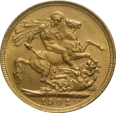 1902 Sterlina - Edoardo VII - S