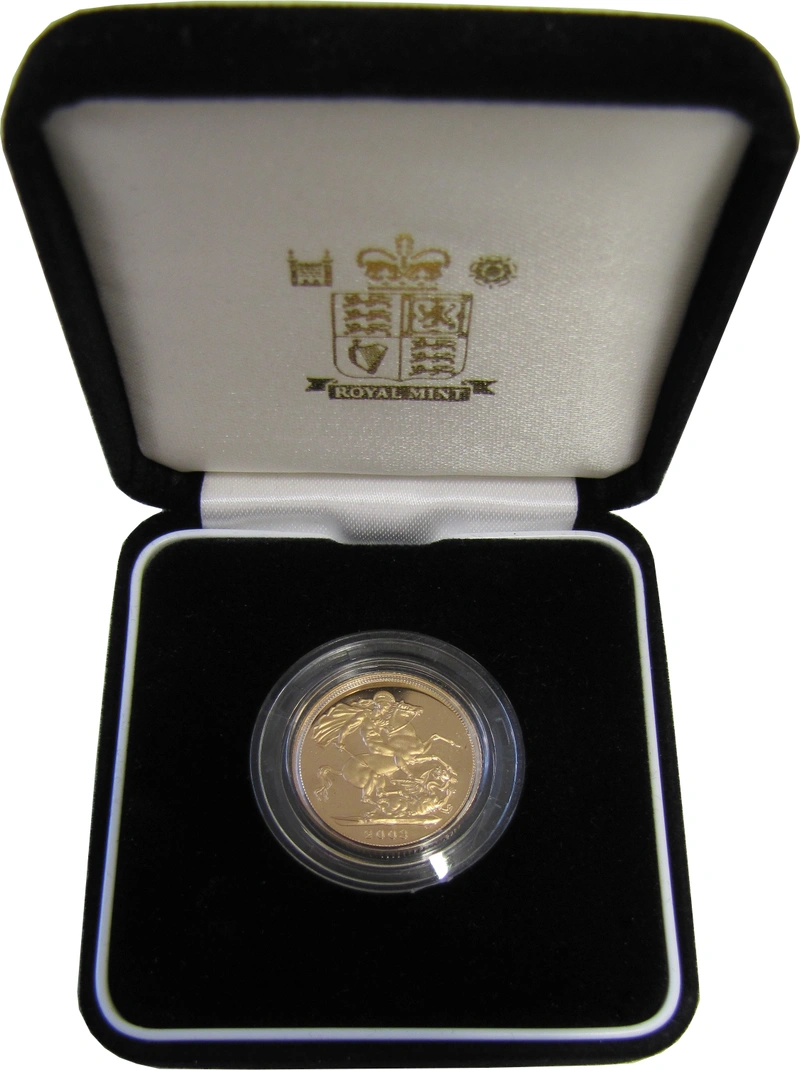 2003 Proof Sterlina d'Oro - Cofanetto