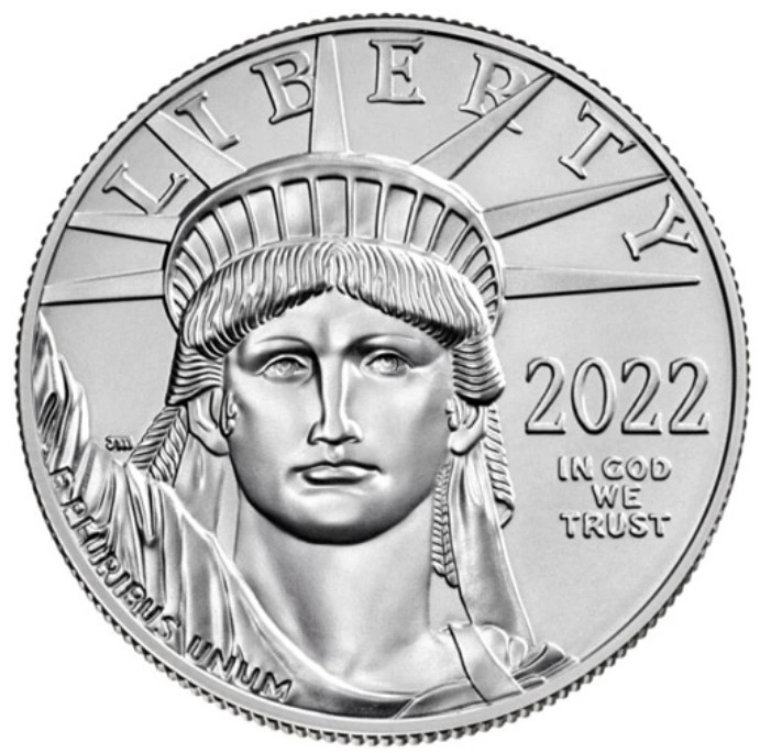 2022 Eagle Americana di Platino 1oz