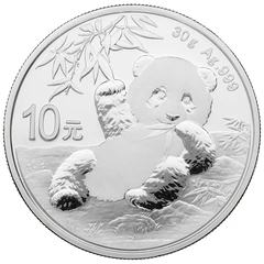 GIANT PANDA Panda Gigante Endangered Species 1 Oz Moneta Argento 2 Niue 2016