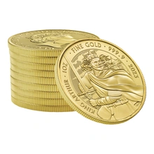 Moneta d'oro 2023 Re Artù Miti & Leggende 1oz