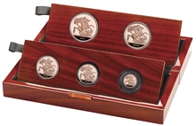 2024 Sterline d'Oro Proof - Cofanetto da 5 Monete