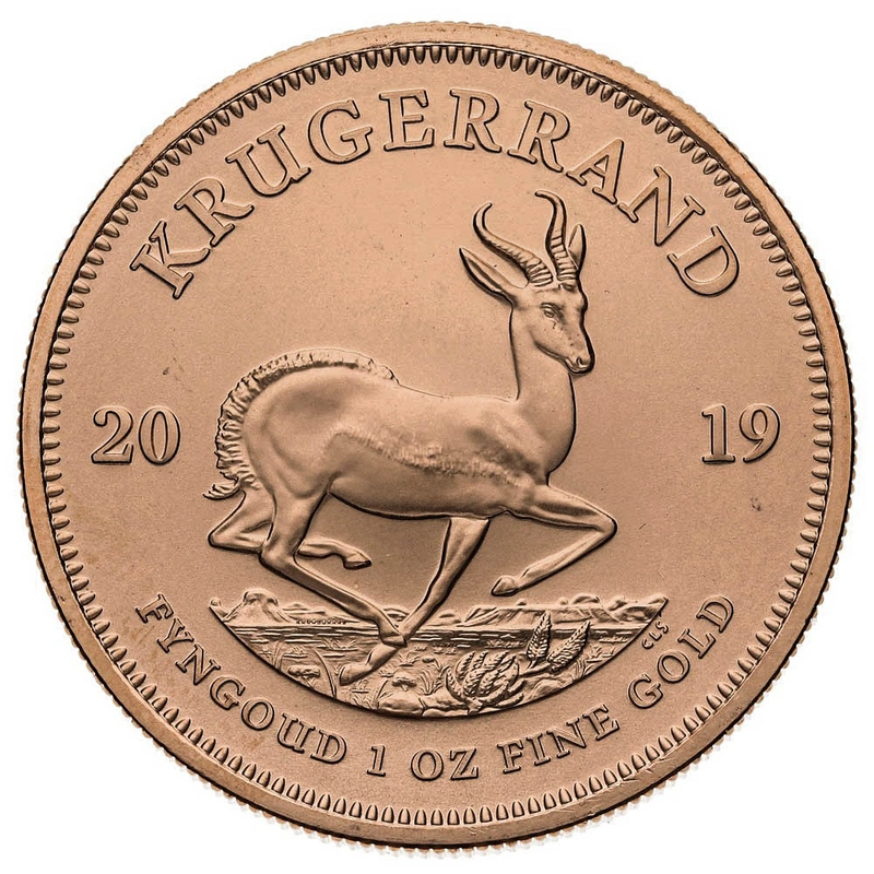2019 1oz Krugerrand d'Oro