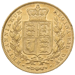 1845 Sterlina - Vittoria Giovane - Stemma Coronato - Londra