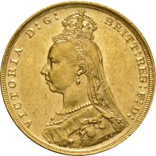 1891 Sterlina - Vittoria - Giubileo - Londra