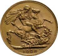 1928 Sterlina d'Oro Giorgio V - SA