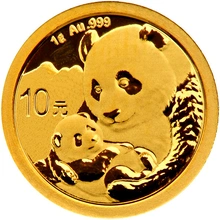 Panda Cinese 1g d'Oro - 2019