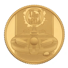 2021 Moneta d'oro Music Legends 'The Who' 1/4oz - Proof in cofanetto
