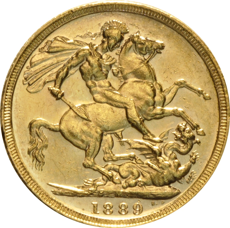 1889 Sterlina - Vittoria - Giubileo - M