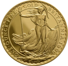 1996 Proof Britannia d'Oro - Cofanetto da 4 Monete