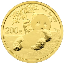 Panda Cinese 15g d'Oro - 2020
