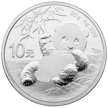 Panda Cinese 30g d'Argento 2020