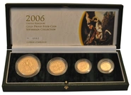 2006 Proof Sterline d'Oro - Cofanetto da 4 Monete
