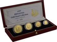 1997 Proof Britannia d'Oro - Cofanetto da 4 Monete