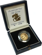 1991 Mezza Sterlina - Elisabetta II - Terzo ritratto - Corona Anziana - Proof con Confezione