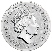 2019 Moneta d'Argento 1oz Buckingham Palace - Serie "Landmarks of Britain"