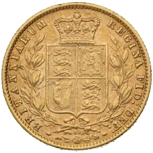 1870 Sterlina - Vittoria Giovane - Stemma Coronato - Londra