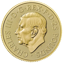 2024 Unicorno di Seymour Moneta d'Oro 1/4oz - Serie Tudor Beasts