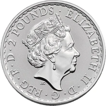 2018 Britannia d'Argento con Bordo Orientale 1oz