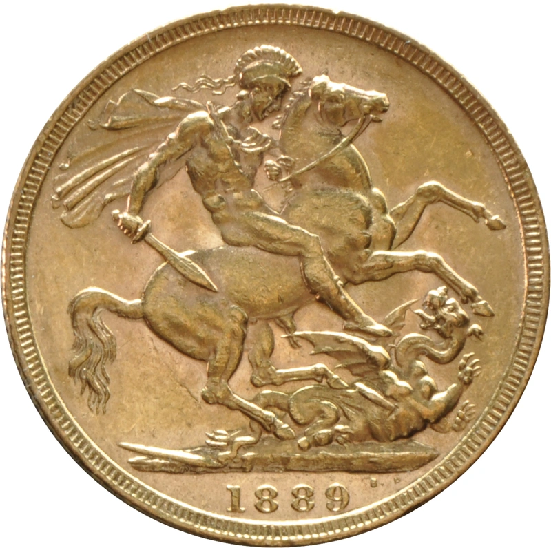 1889 Sterlina - Vittoria - Giubileo - Londra