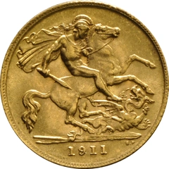 1911 Mezza Sterlina - Giorgio V - Londra