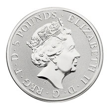 2022 Leone d'Inghilterra d'Argento 2oz - Tudor Beasts