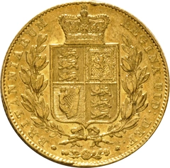 1842 Sterlina - Vittoria Giovane - Stemma Coronato - Londra