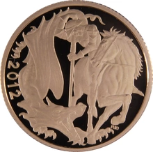 2012 Proof Sterlina d'Oro -  Cofanetto