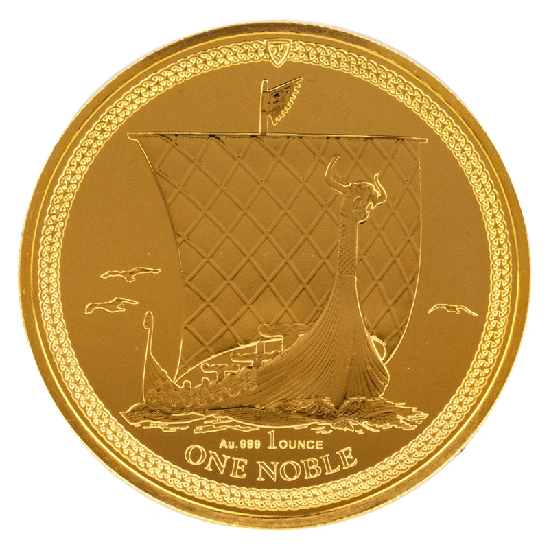 2024 Moneta d'oro Nobile dell'Isola di Man 1 oz.