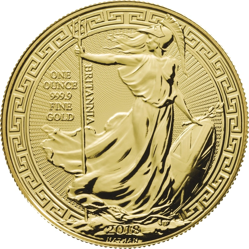 2018 Britannia d'Oro con Bordo Orientale 1oz