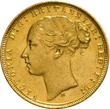1880 Sterlina - Vittoria Giovane - M