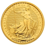 2023 Britannia d'Oro Regina Elisabetta 1/4oz