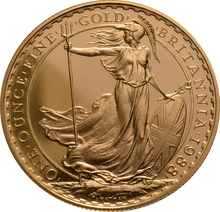 1988 Proof Britannia d'Oro - Cofanetto da 4 Monete