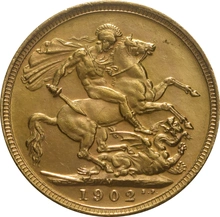 1902 Sterlina - Edoardo VII - M