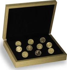 Cofanetto Regalo - 10 x Sterline d'Oro