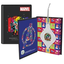 2023 Marvel Auguri di Buone Feste - Moneta d'Argento da 1 Oz confezionata