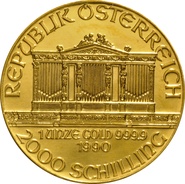 1990 Philharmonic Austriaca d'Oro 1oz