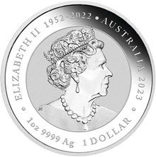 2023 Moneta d'Argento 1oz 2023 con Dragone e Koi - Serie Miti e Leggende