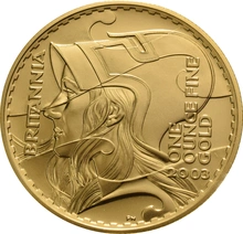 2003 Proof Britannia d'Oro - Cofanetto da 4 Monete